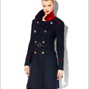 Vince Camuto wool military coat size small